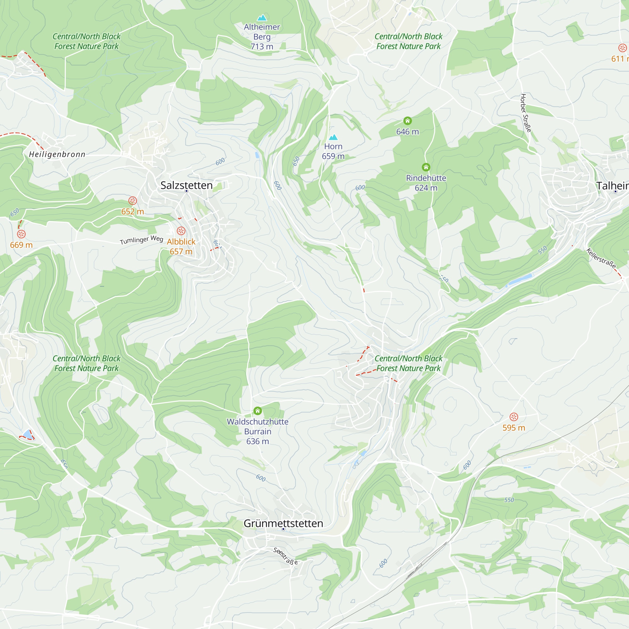 Waldschutzhütte an der Wassertretanlage map