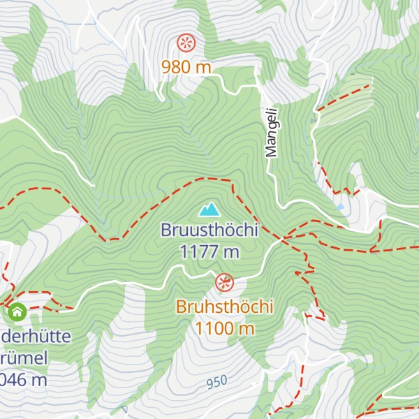 Map of Bruusthöchi