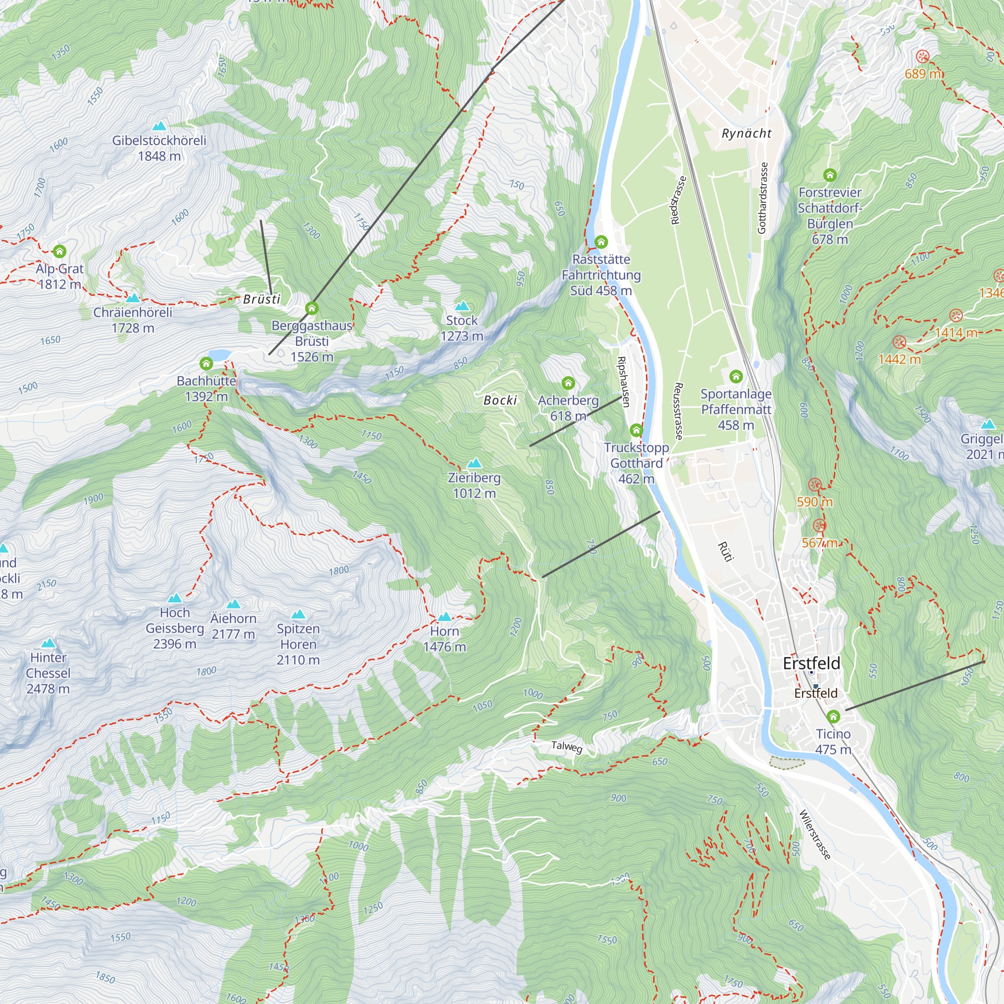 Oberwiler map