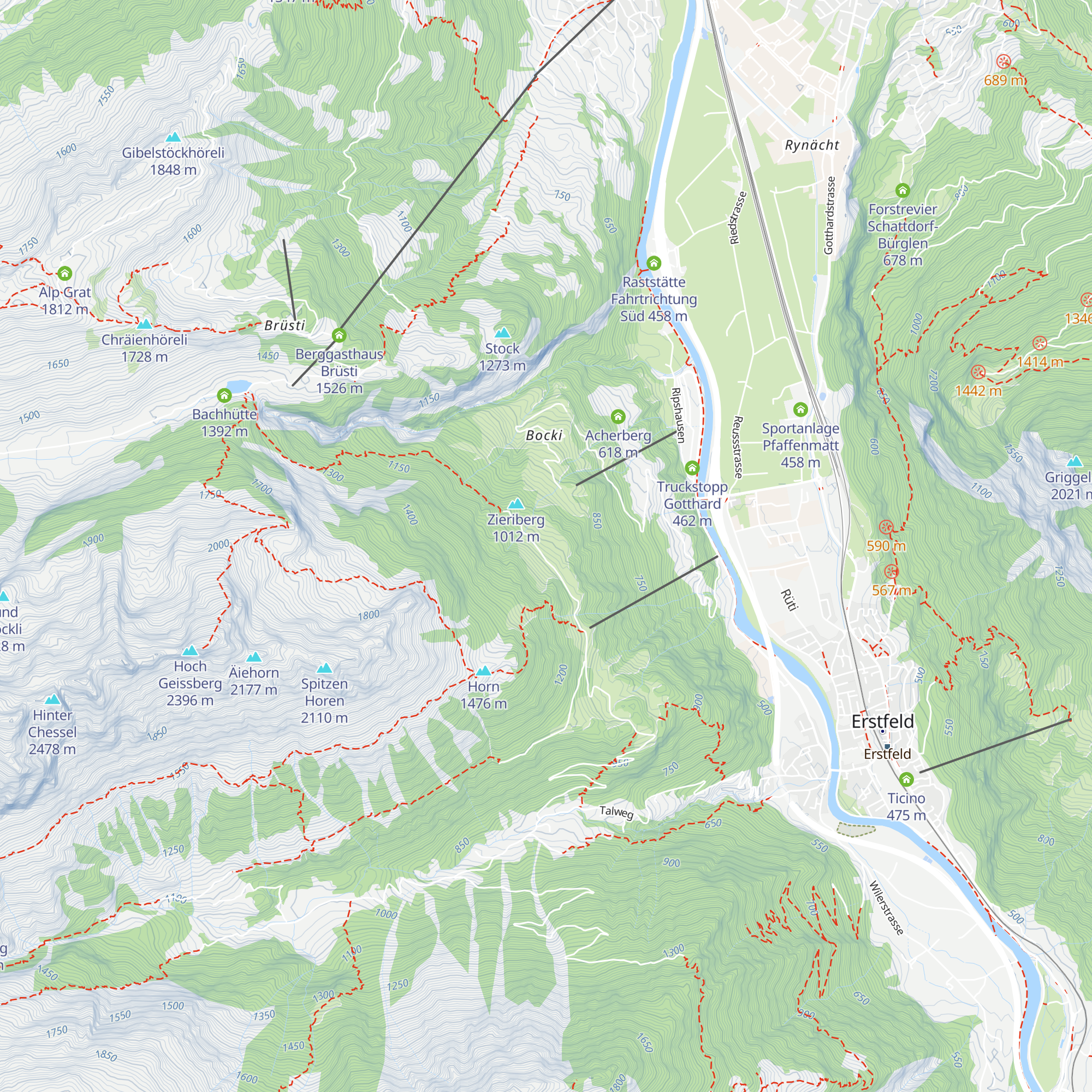 Oberwiler map