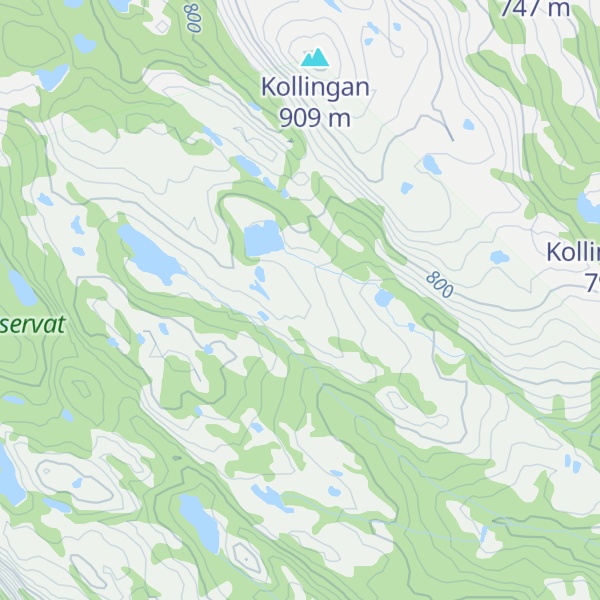 Map of Mørkvasshallin