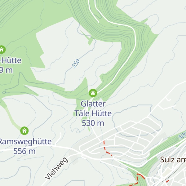 Map of Glatter Täle Hütte