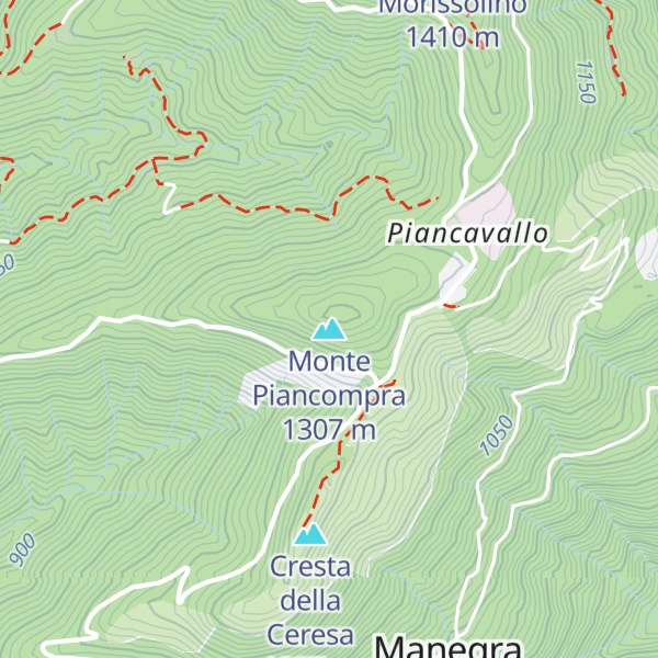 Map of Monte Piancompra