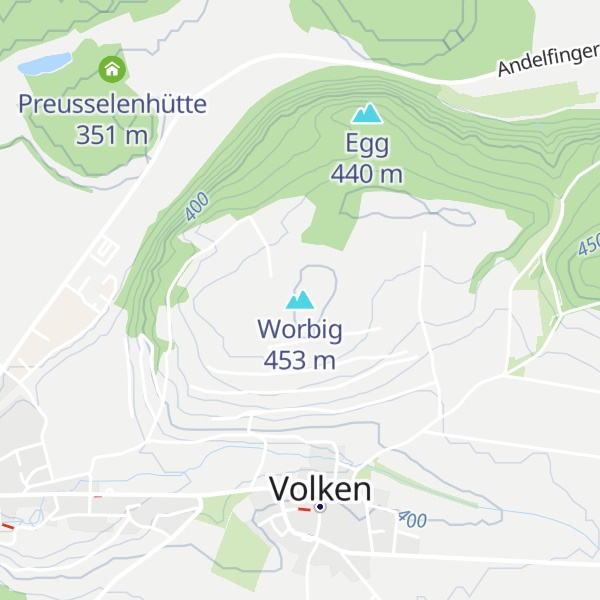 Map of Worbig