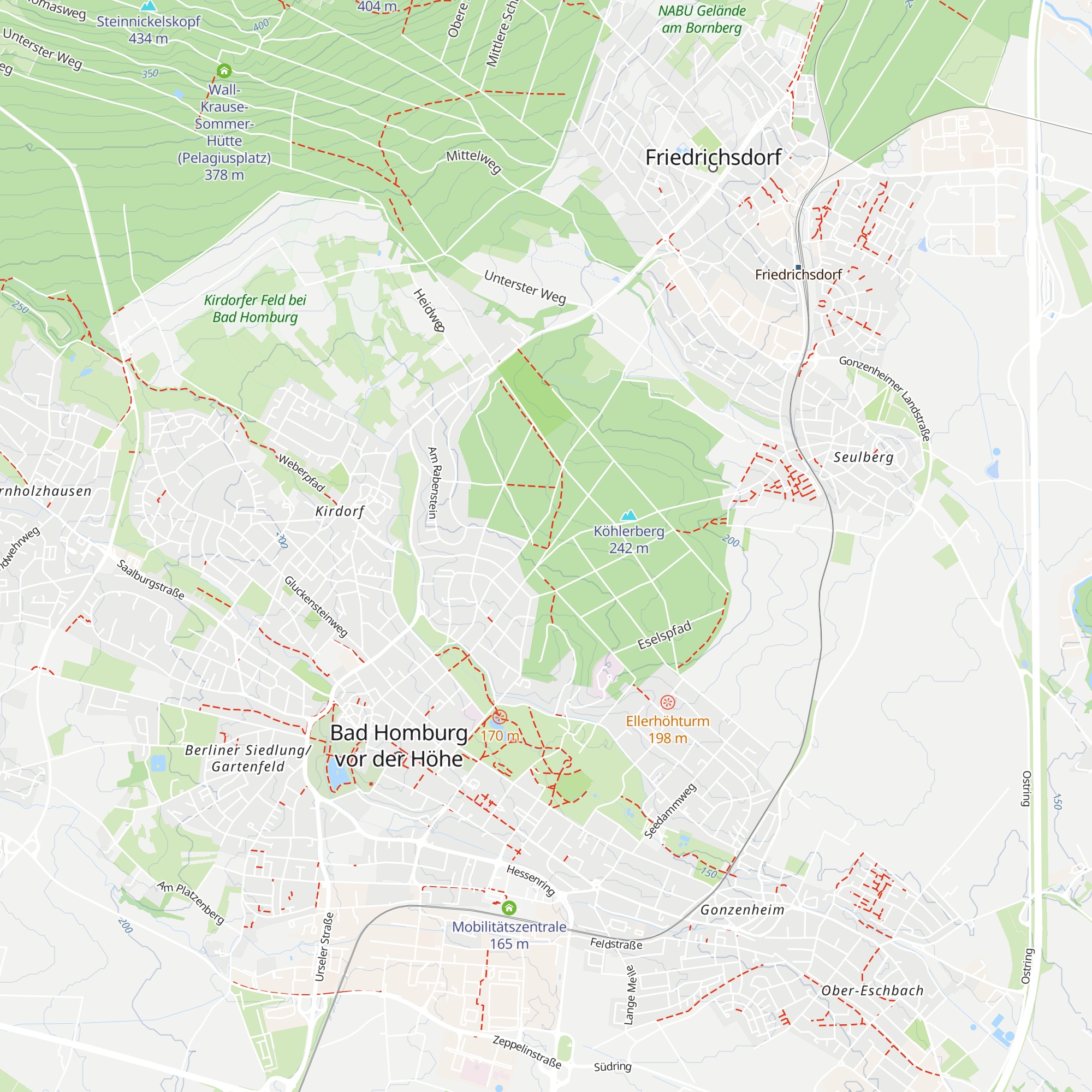 Schutzhütte am Hubertuspfad map