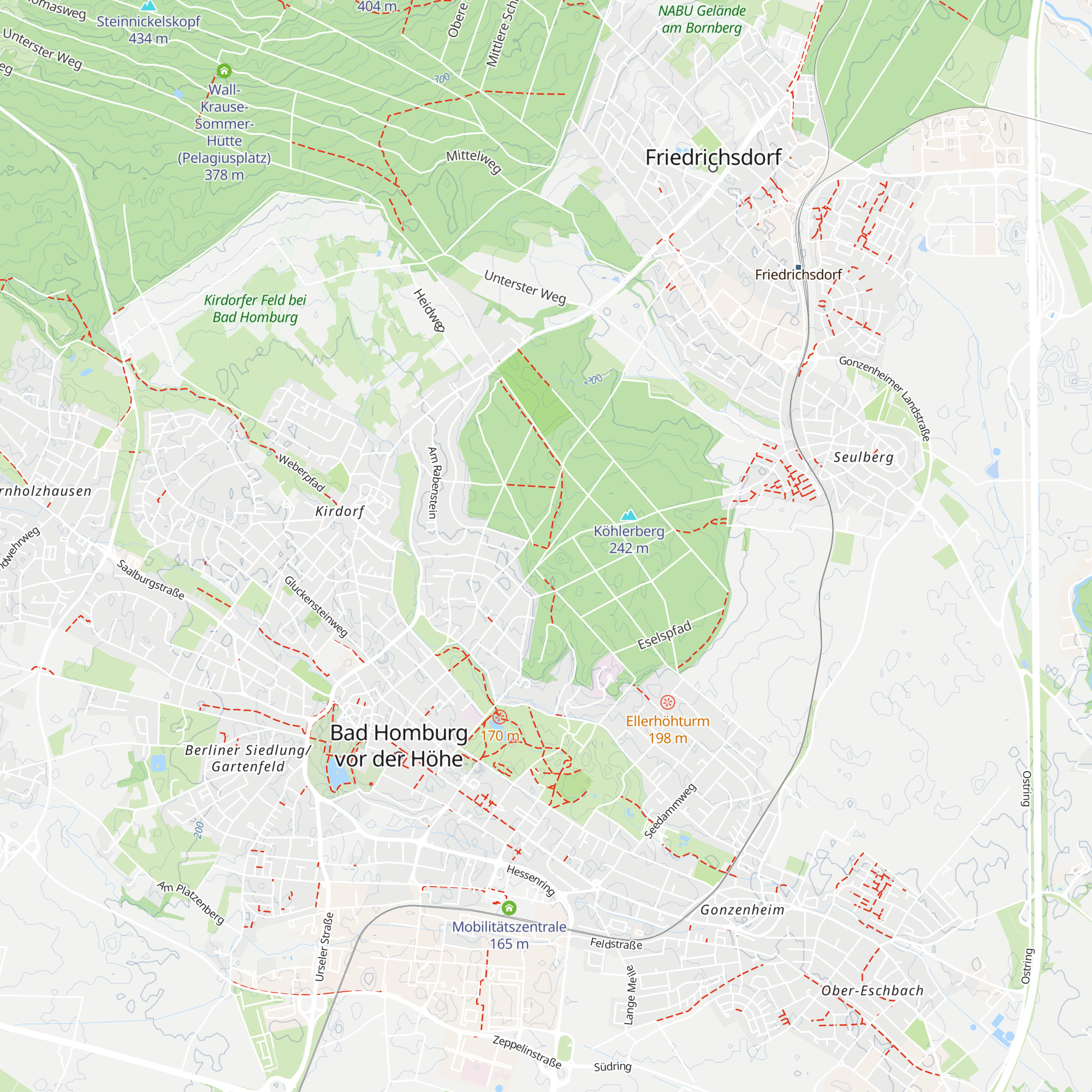 Schutzhütte am Hubertuspfad map