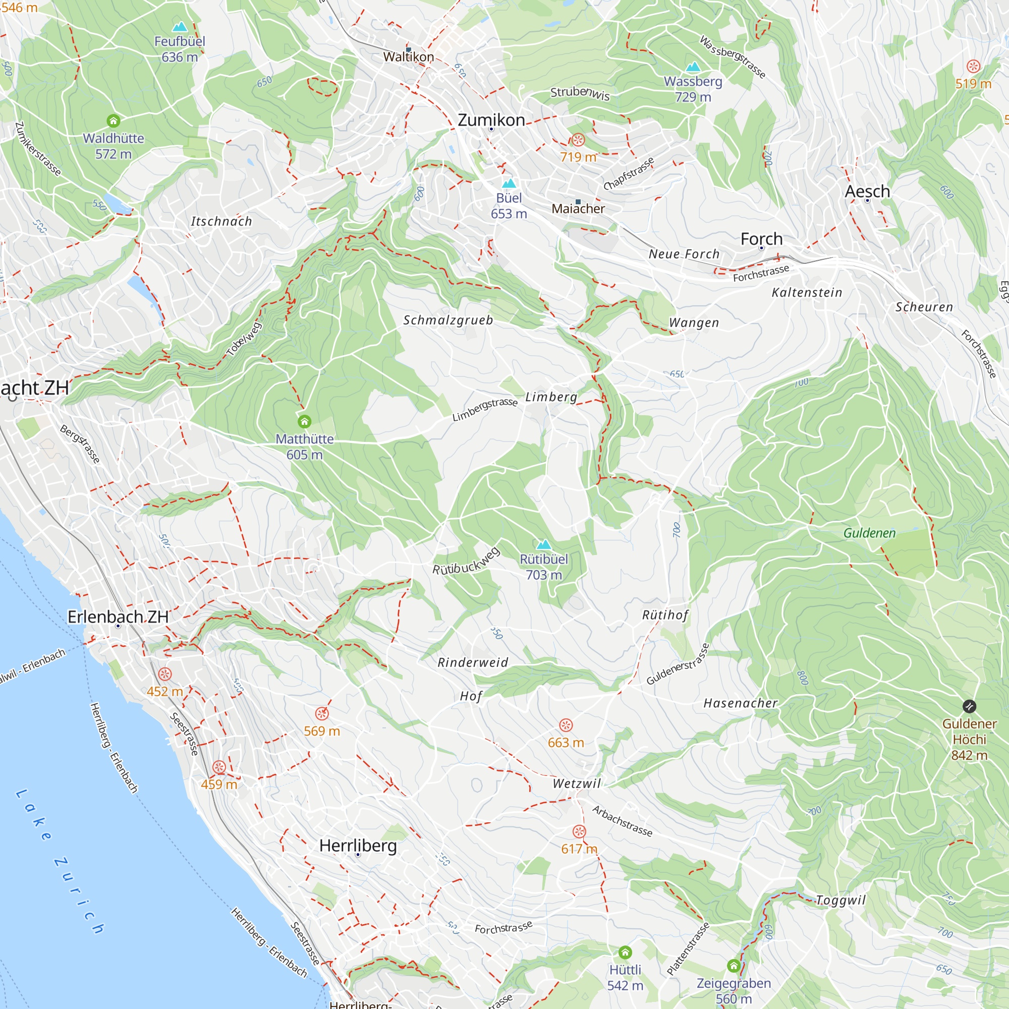 Waldhütte Holzkorporation Erlenbach map