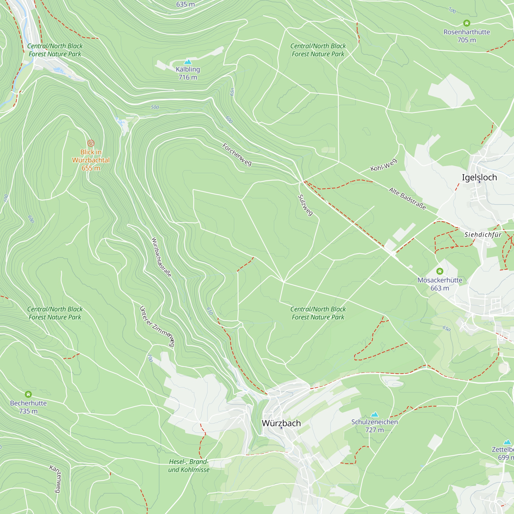 Föhrbrunnenhütte map