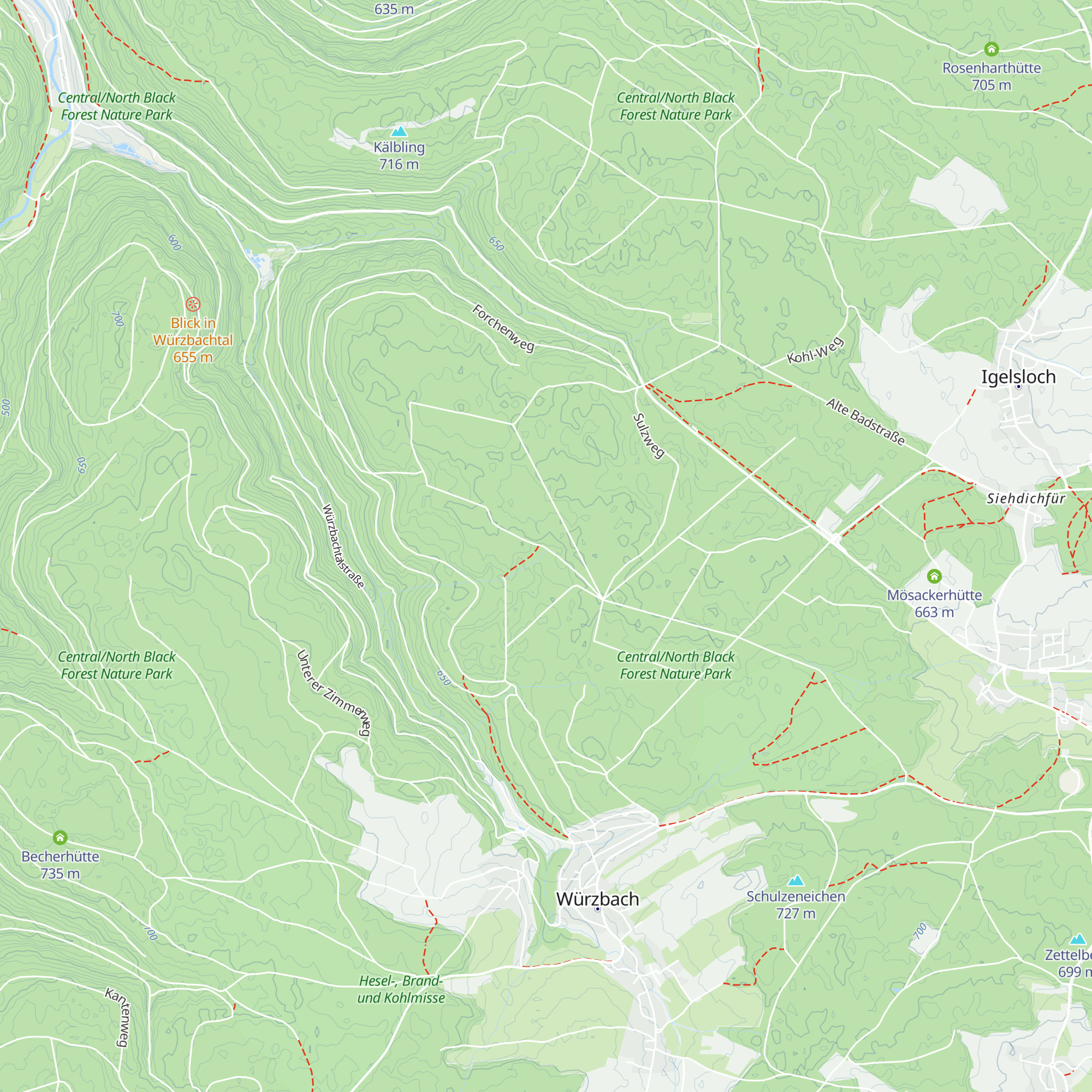Föhrbrunnenhütte map