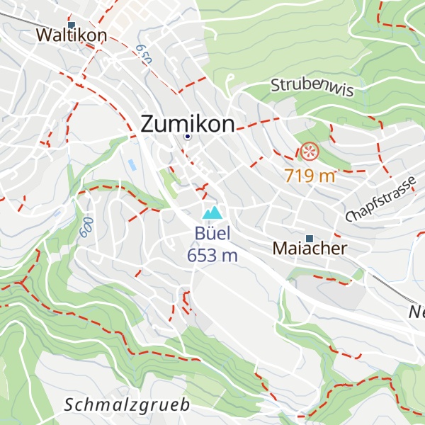 Map of Büel