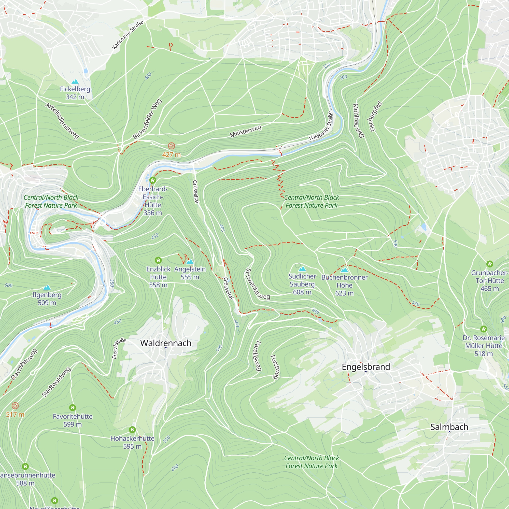 Jägerhütte map
