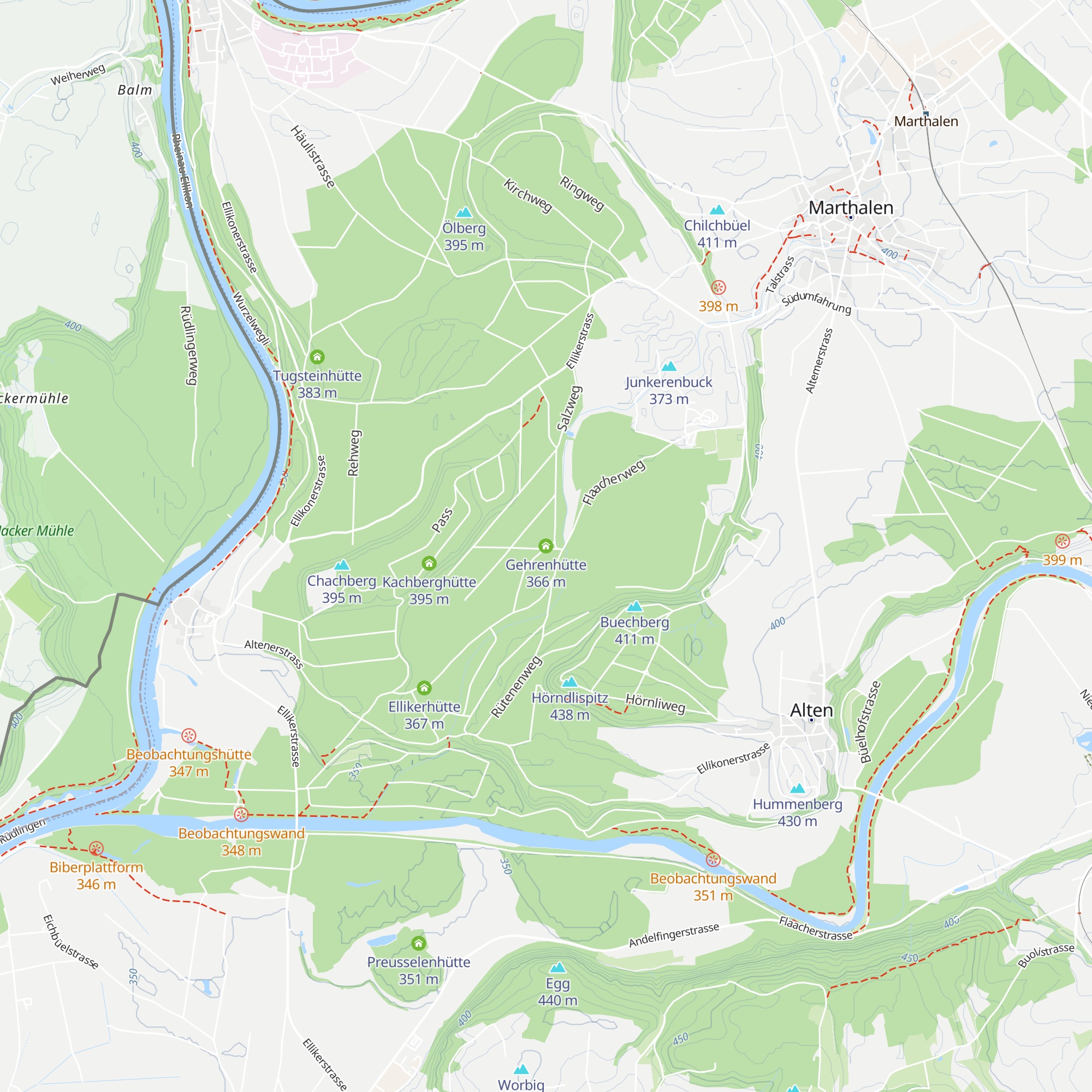 Gehrenhütte map