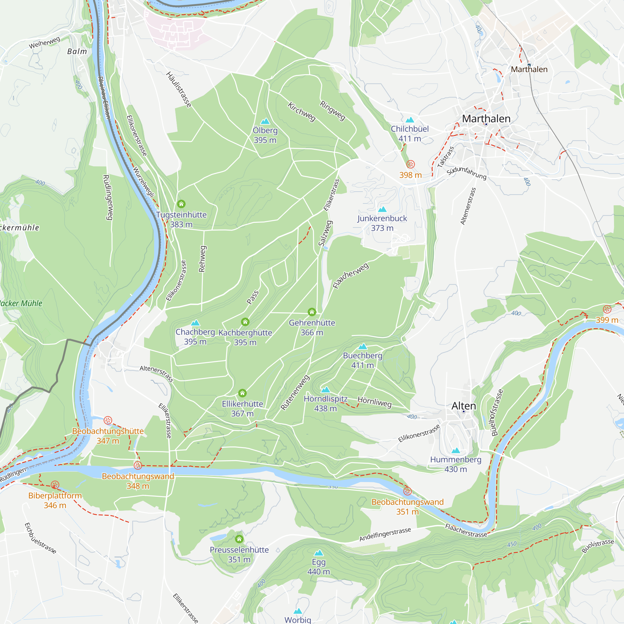 Gehrenhütte map