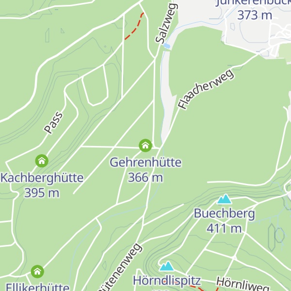 Map of Gehrenhütte