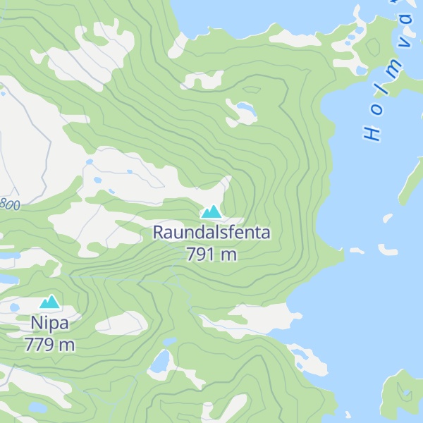 Map of Raundalsfenta