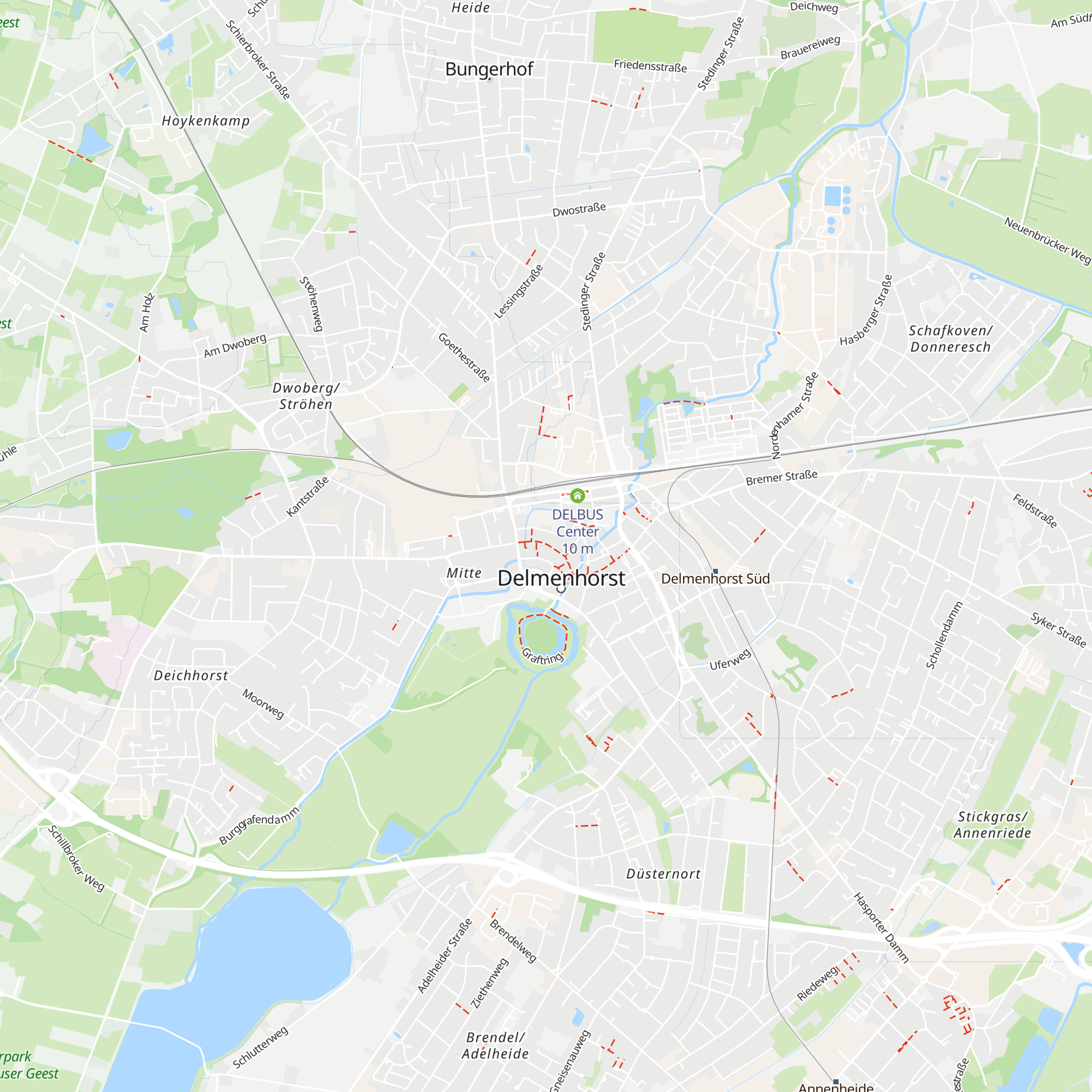 Touristen-Information Delmenhorst map