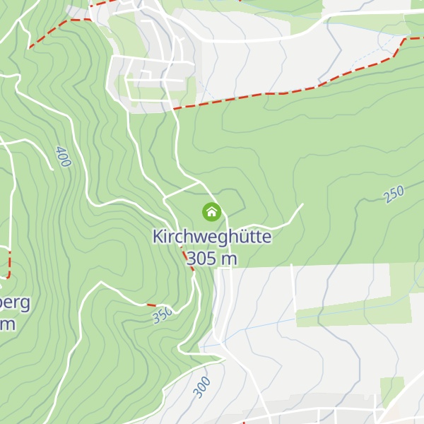 Map of Kirchweghütte