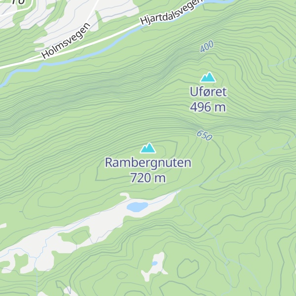 Map of Rambergnuten