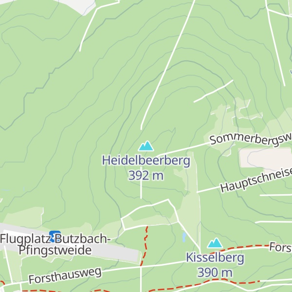 Map of Heidelbeerberg