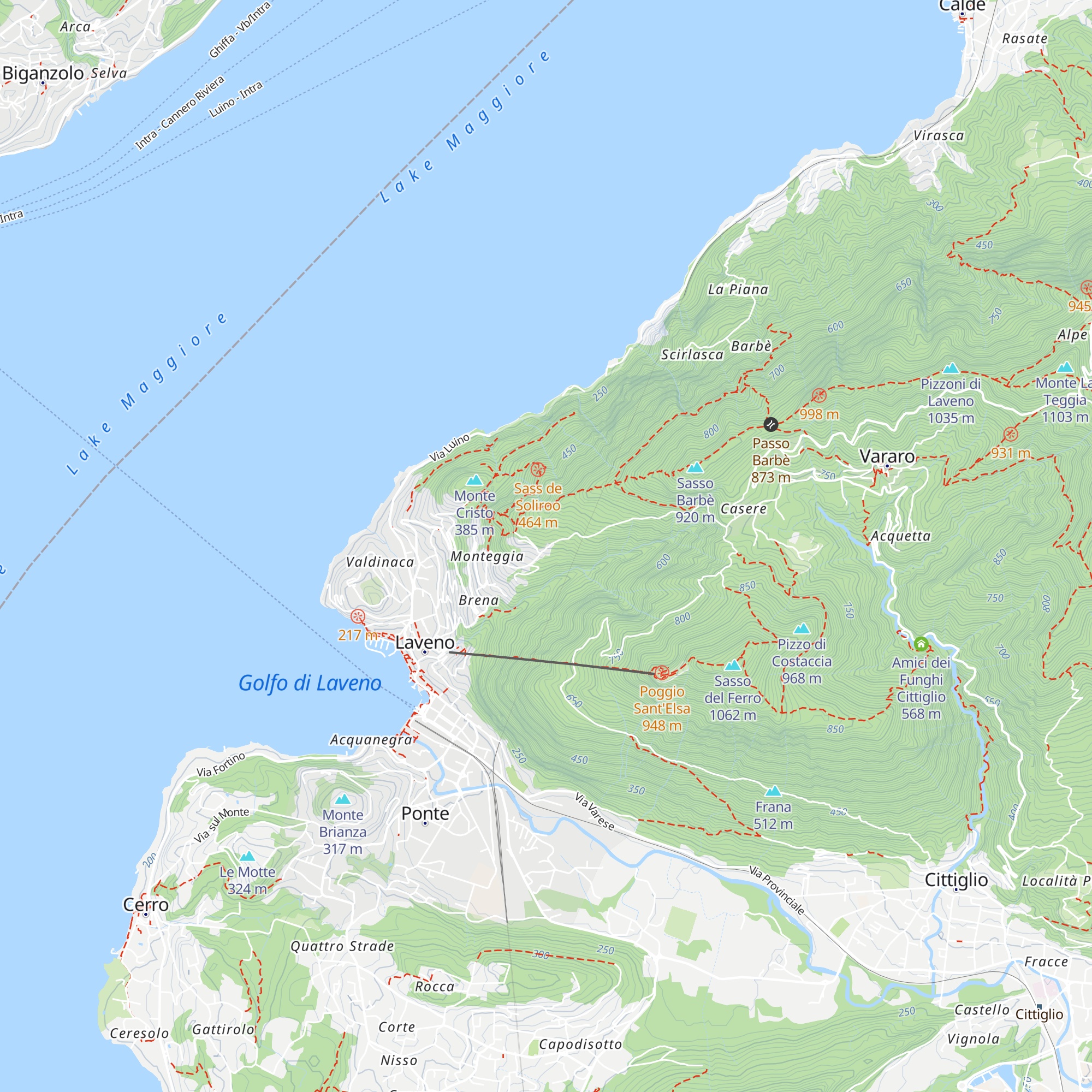 Baita della salute map