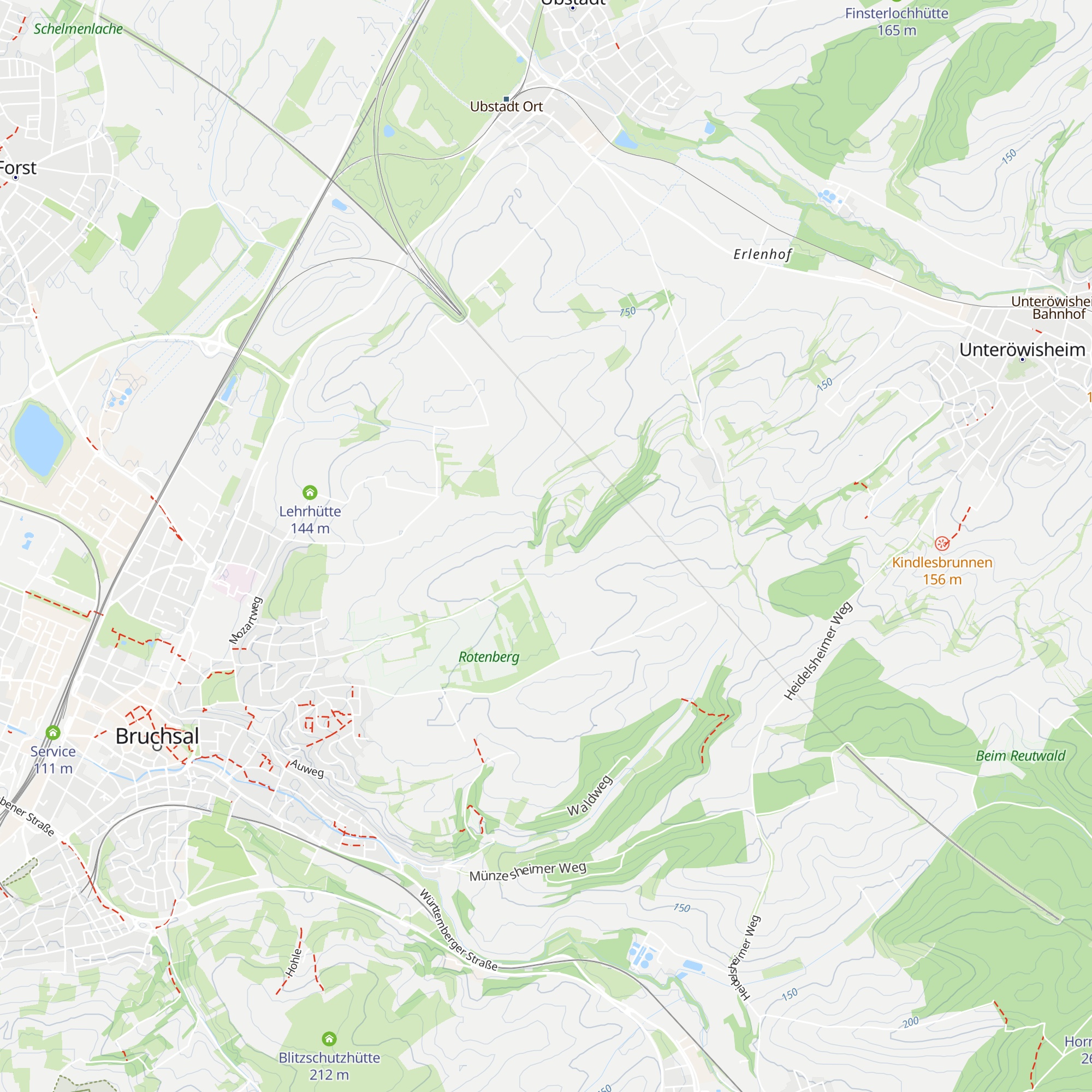Naturdenkmal "Jagdhütte" map