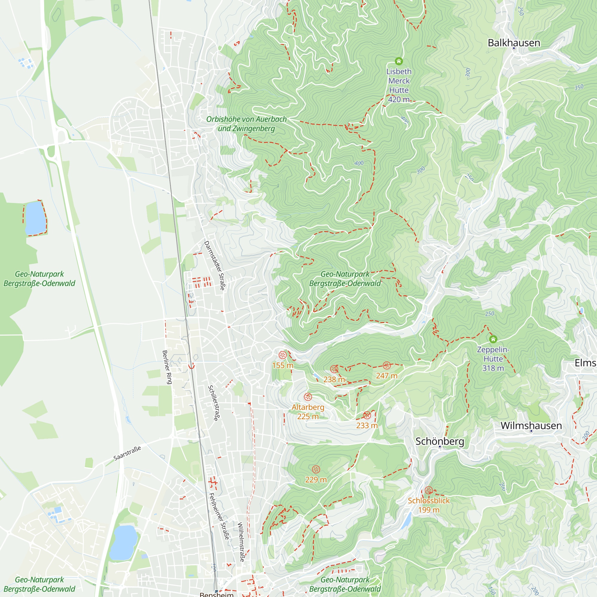 Dr. Wilhelm Hahn-Hütte map
