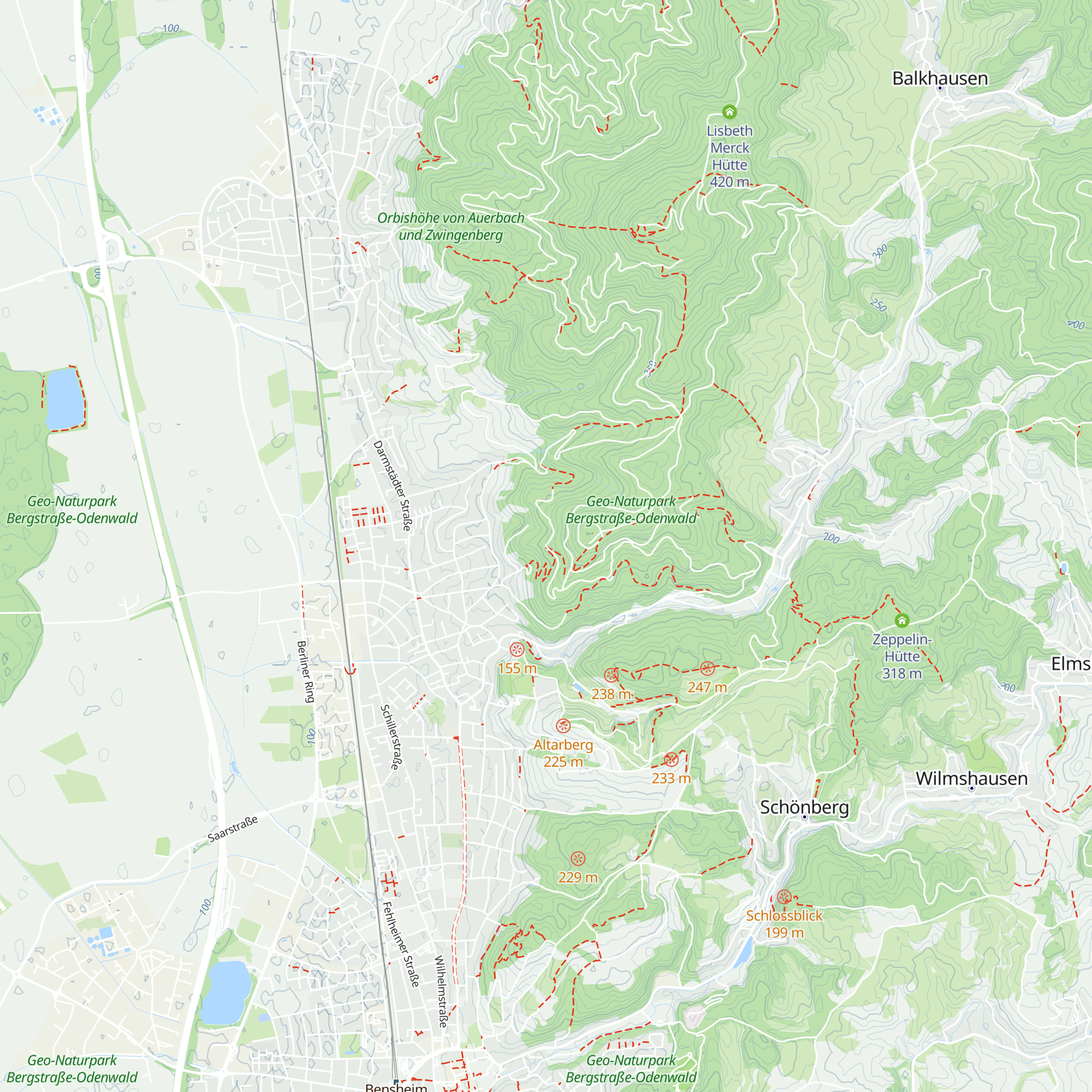 Dr. Wilhelm Hahn-Hütte map