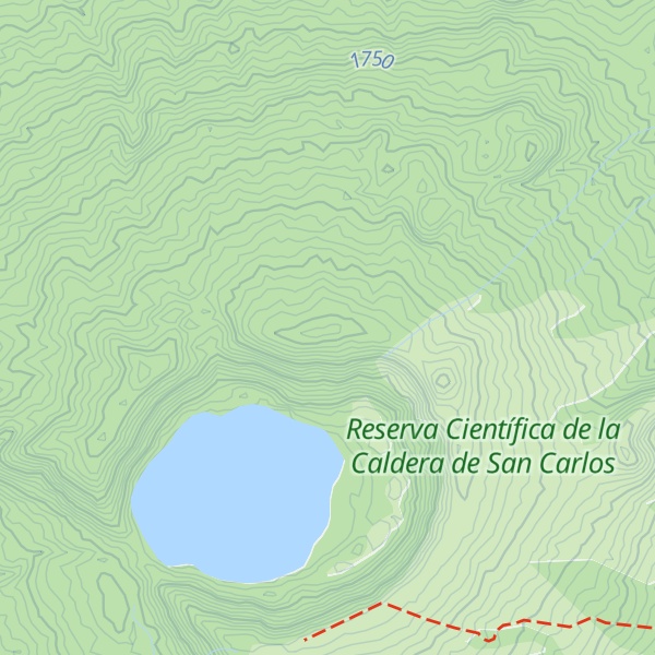 Map of Pico Biaó