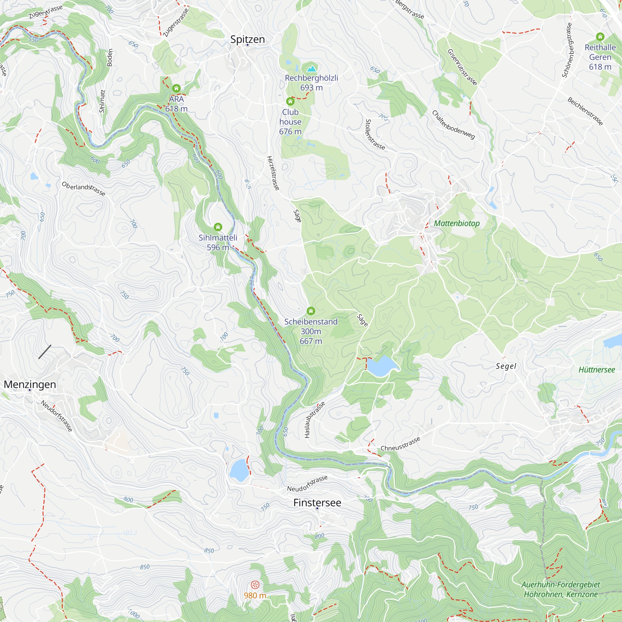 Scheibenstand 300m map