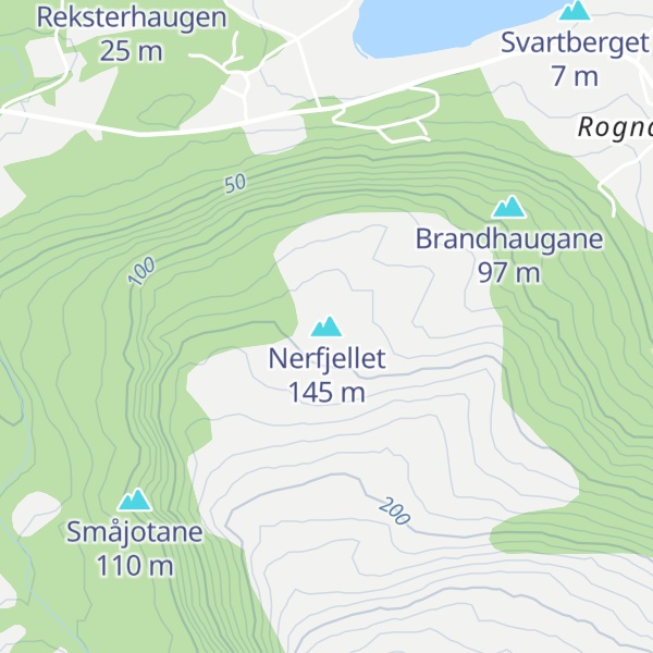 Map of Nerfjellet