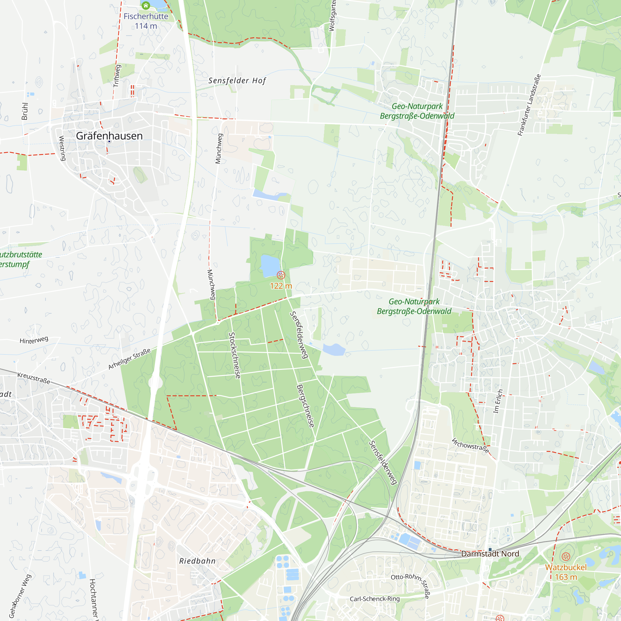 Jugendhütte map