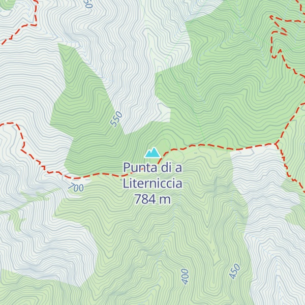 Map of Punta di a Literniccia
