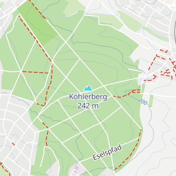 Map of Köhlerberg