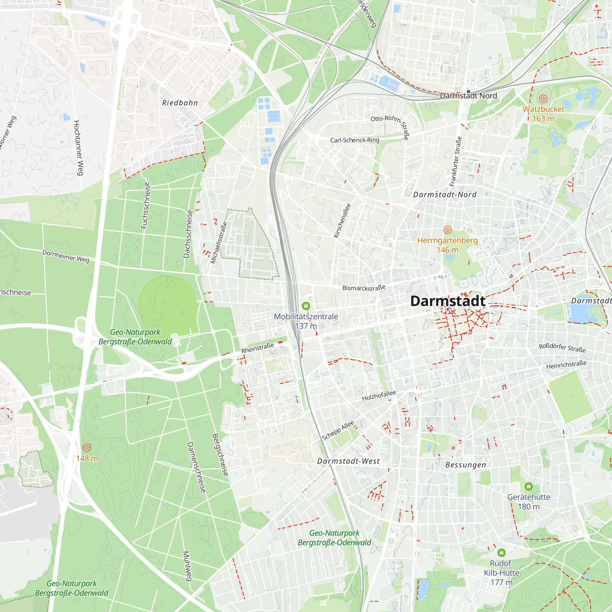 Mobilitätszentrale map