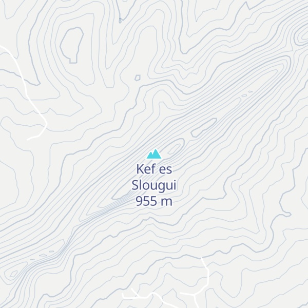 Map of Kef es Slougui