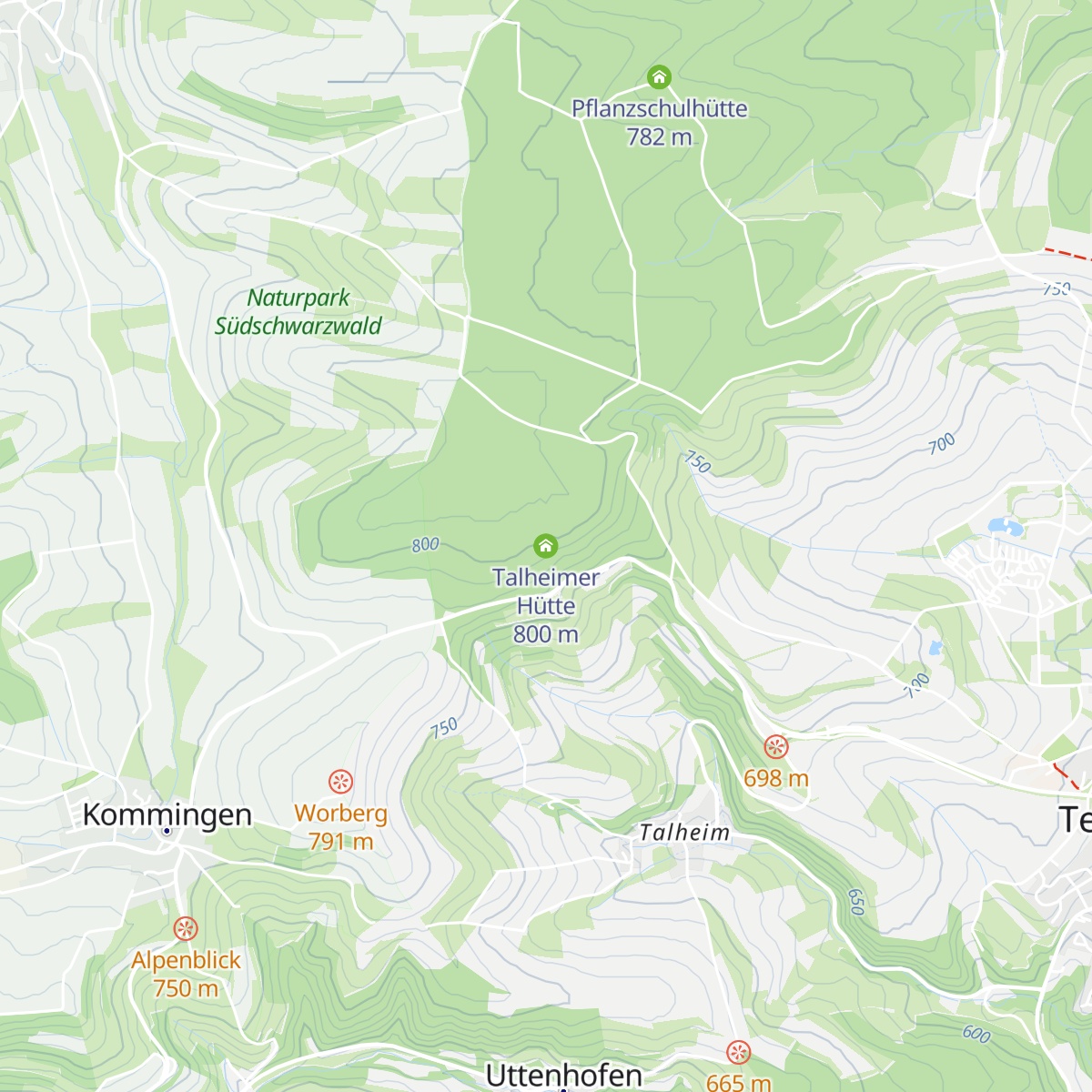 Talheimer Hütte map