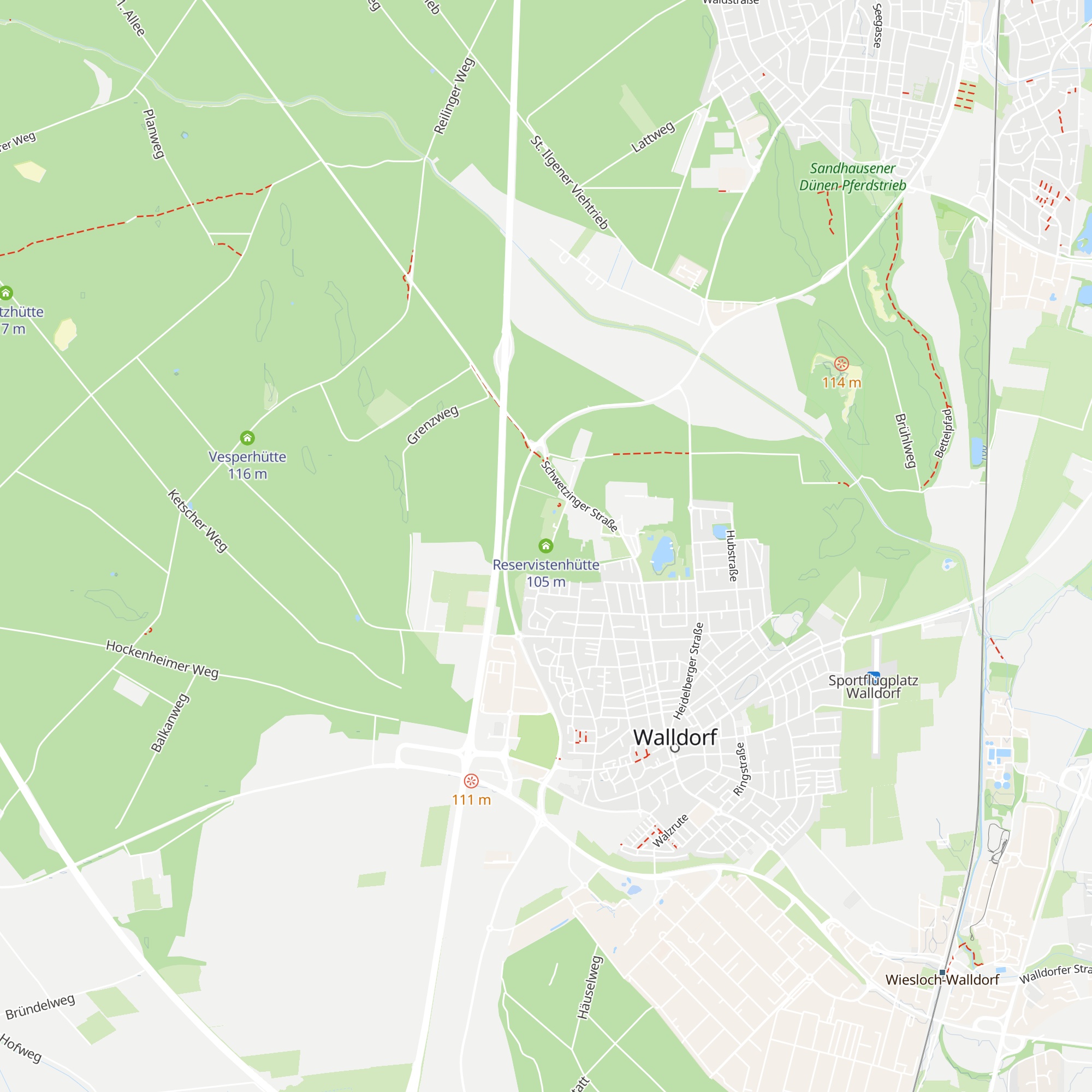 Reservistenhütte map