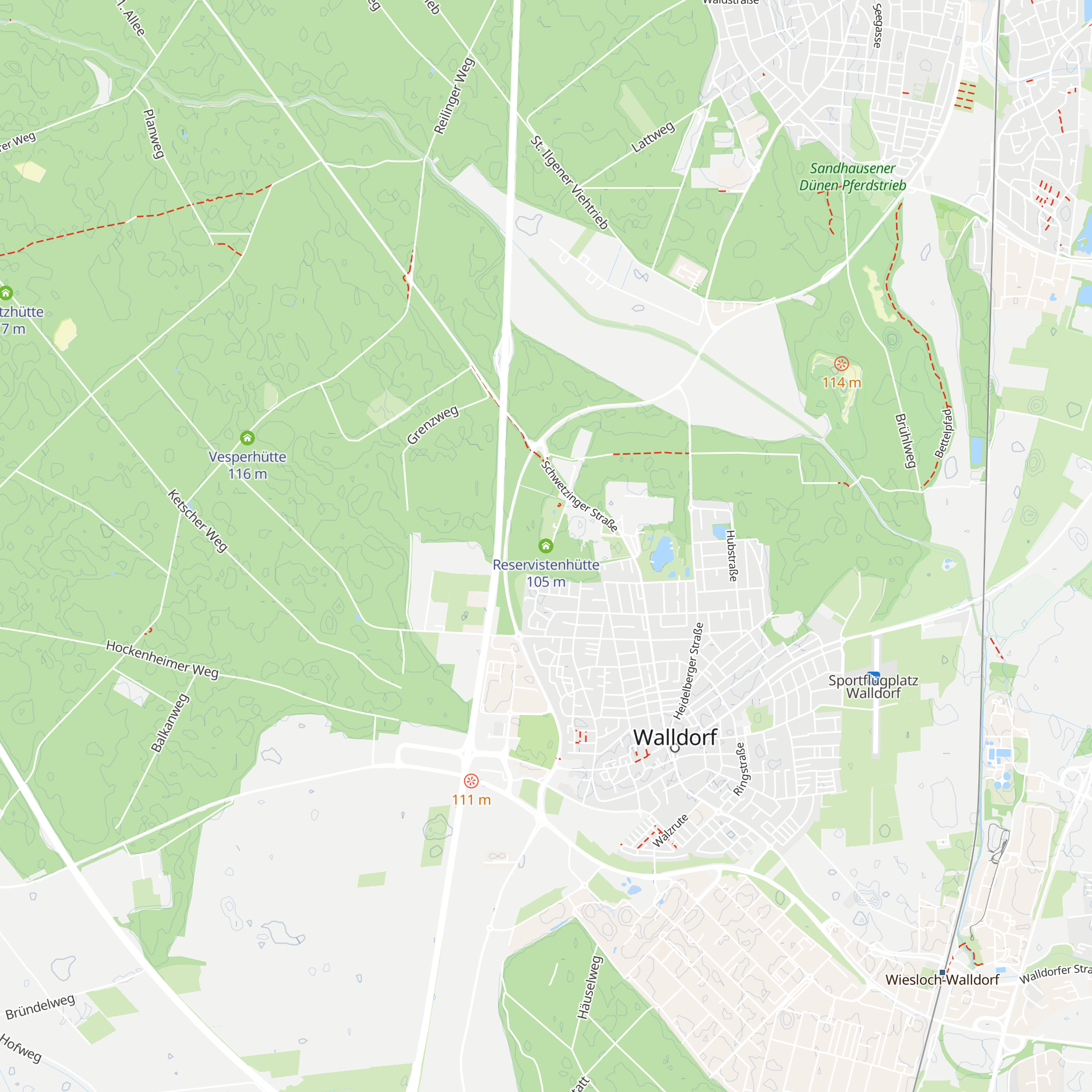 Reservistenhütte map