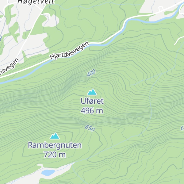Map of Uføret