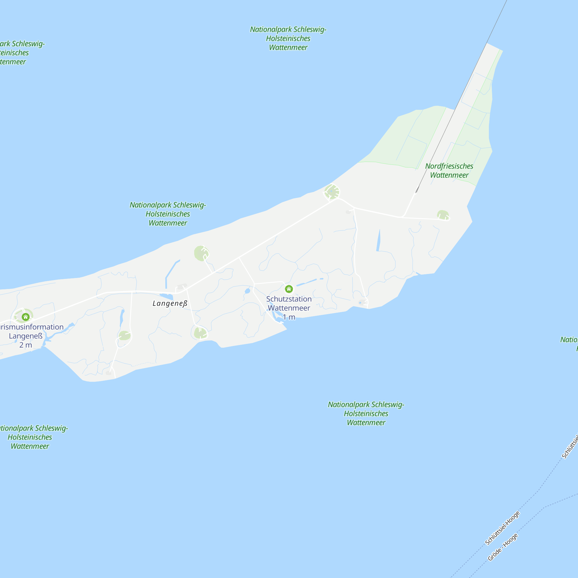 Schutzstation Wattenmeer map