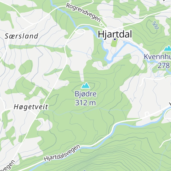 Map of Bjødre