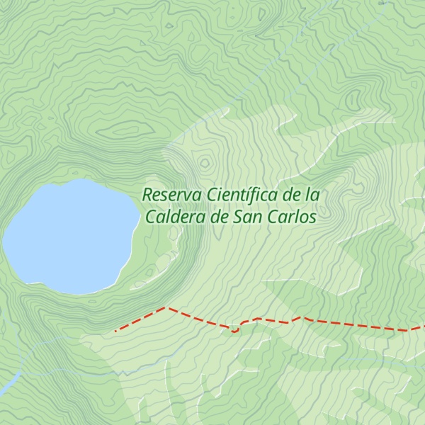 Map of Pico de San Joaquín