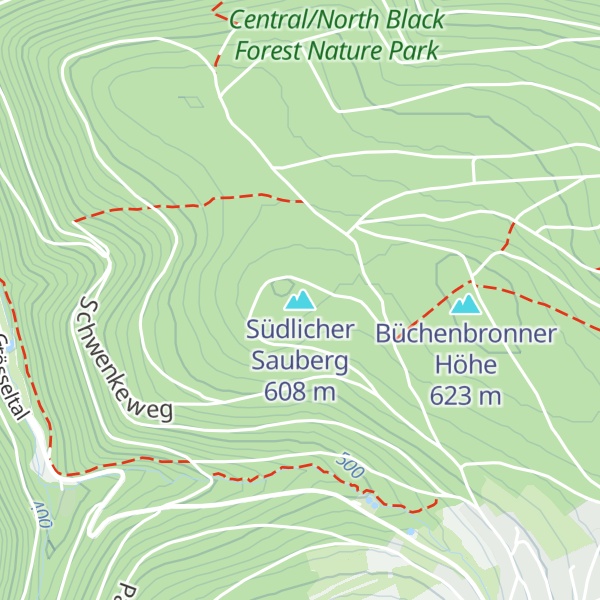 Map of Südlicher Sauberg