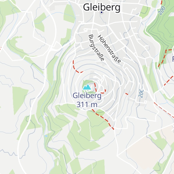 Map of Gleiberg