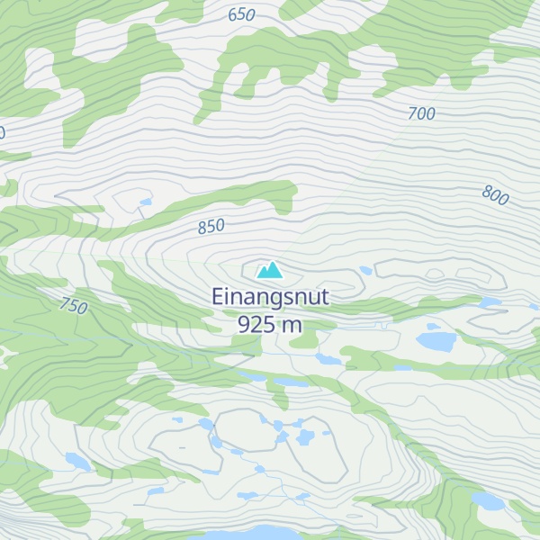 Map of Einangsnut