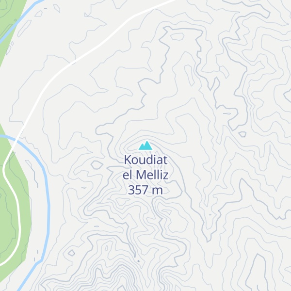 Map of Koudiat el Melliz