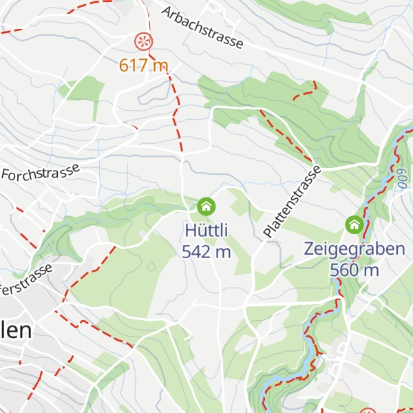 Map of Hüttli
