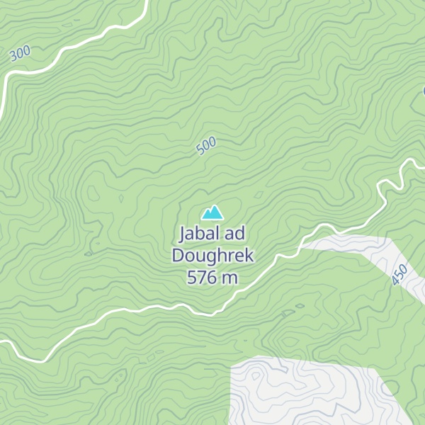 Map of Jabal ad Doughrek