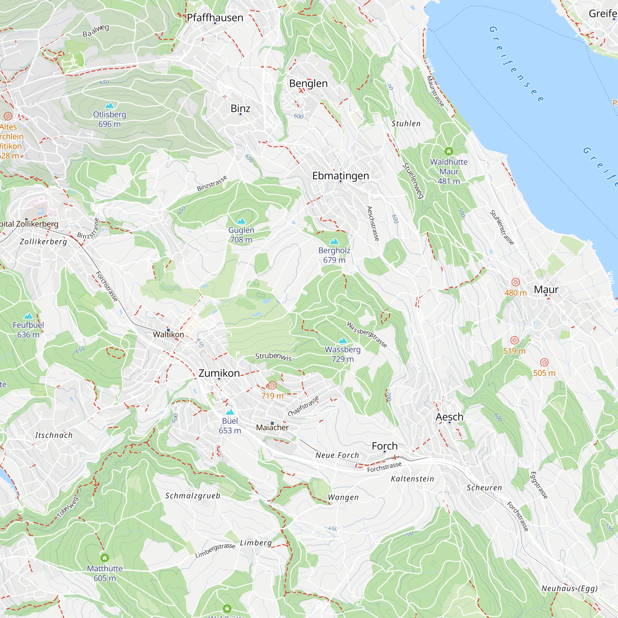Waldhütte Corporation Waid map