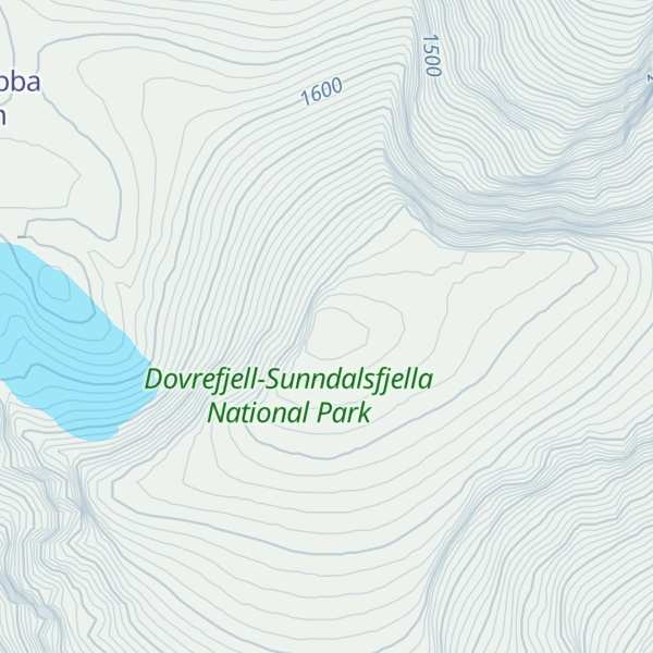 Map of Kaldfonna